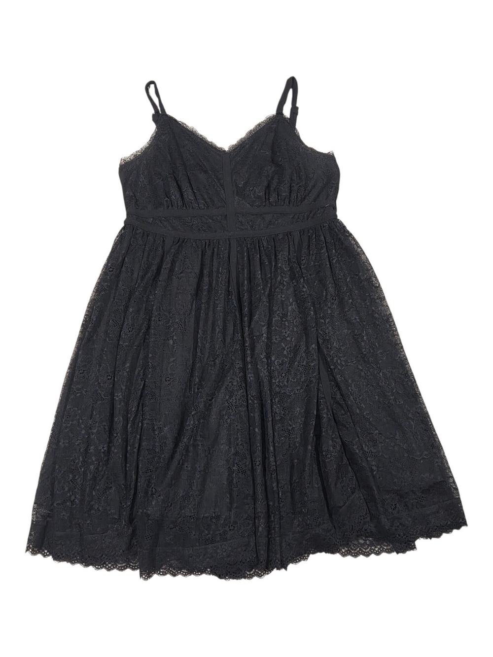 torrid Black Lace Midi Dress with Spaghetti Straps